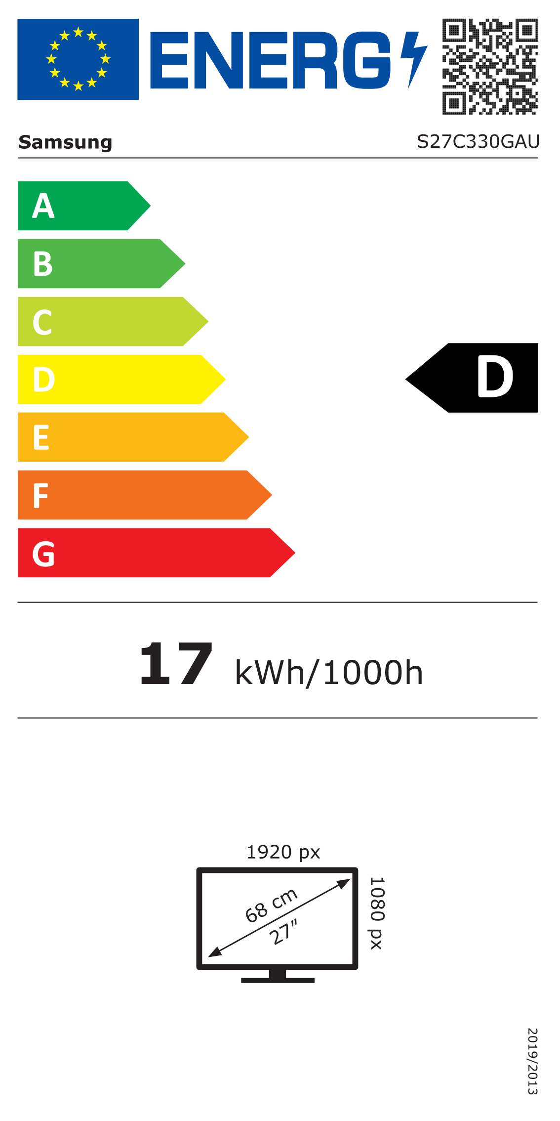 Класс энергоэффективности D