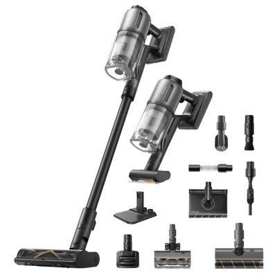 Vacuum Cleaner, DREAME, Z30 AQUA, Upright/Cordless/Aquafilter, Capacity 0.6 l, Black, Weight 2.2 kg, VZV77B