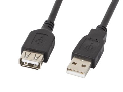 USB-A 2.0 Cable 1.8 m, CA-USBE-10CC-0018-BK, USB Type-A to USB Type-A