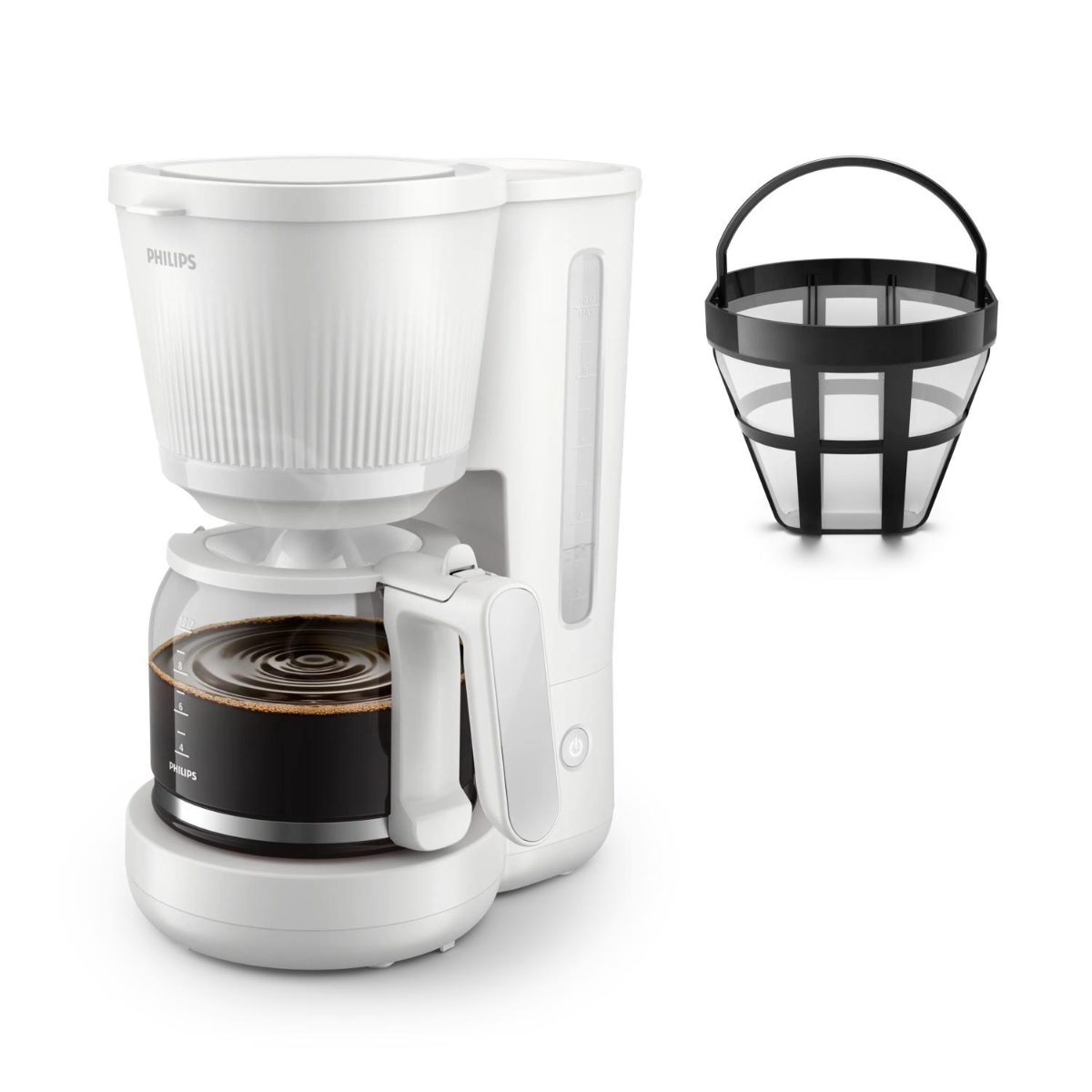 Philips Filtered Coffee Maker, HD7411/00 3000 series, Drip, 915-1080 W, White