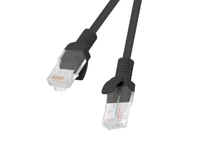 Patchcord CAT.5E UTP, PCU5-10CC-0050-BK, 0.5 m, Black
