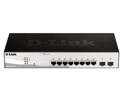 10-Port Gigabit Smart Managed Switch, DGS-1210-10, Managed L2+, Rackmountable