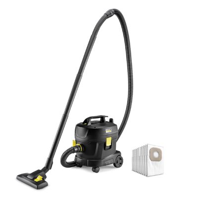 Vacuum Cleaner, KARCHER, Input power 850 W, Dust capacity 11 L, Drum vacuum, Cleaning type Dry, Dust container Dust bag, Colour Black, 1.527-214.0