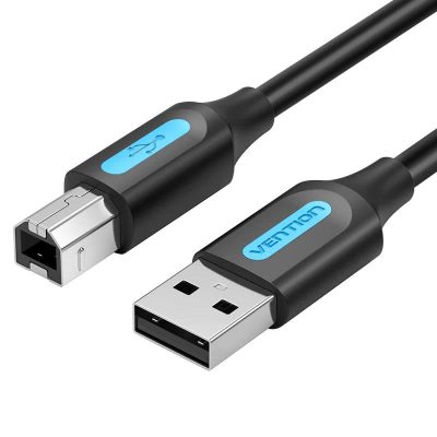 CABLE USB2.0 MALE TO MALE/0.5M BLACK COQBD VENTION