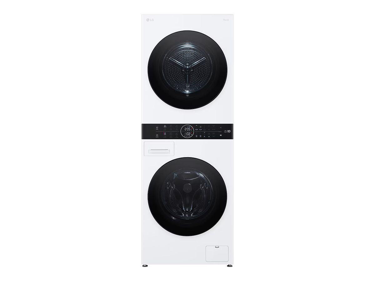 Washing machine with dryer, WT1210WWF, Energy efficiency class A, Front loading, Washing capacity 12 kg, Depth 66 cm, 1400 RPM, Width 60 cm, Display, LED, Drying capacity 10 kg, Drying system, Steam function, Direct drive, White
