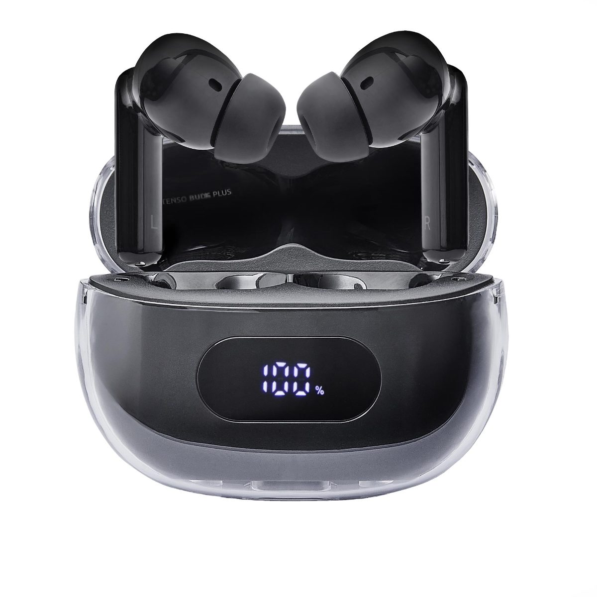 HEADSET BUDS PLUS T310AE/BLACK 3720310 INTENSO