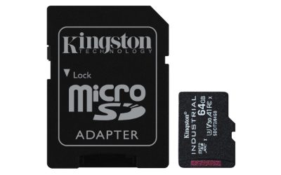 UHS-I, 64 GB, microSDHC/SDXC Industrial Card, Flash memory class Class 10, UHS-I, U3, V30, A1, SD Adapter