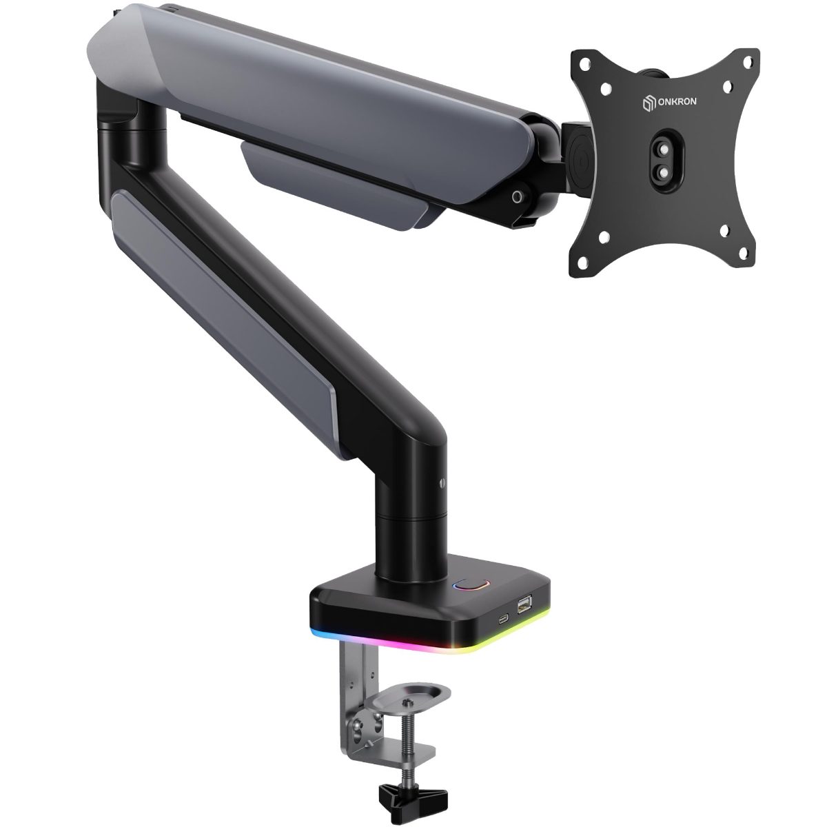 MONITOR ACC DESK MOUNT/15-42" BLK/GREY G110-BG ONKRON