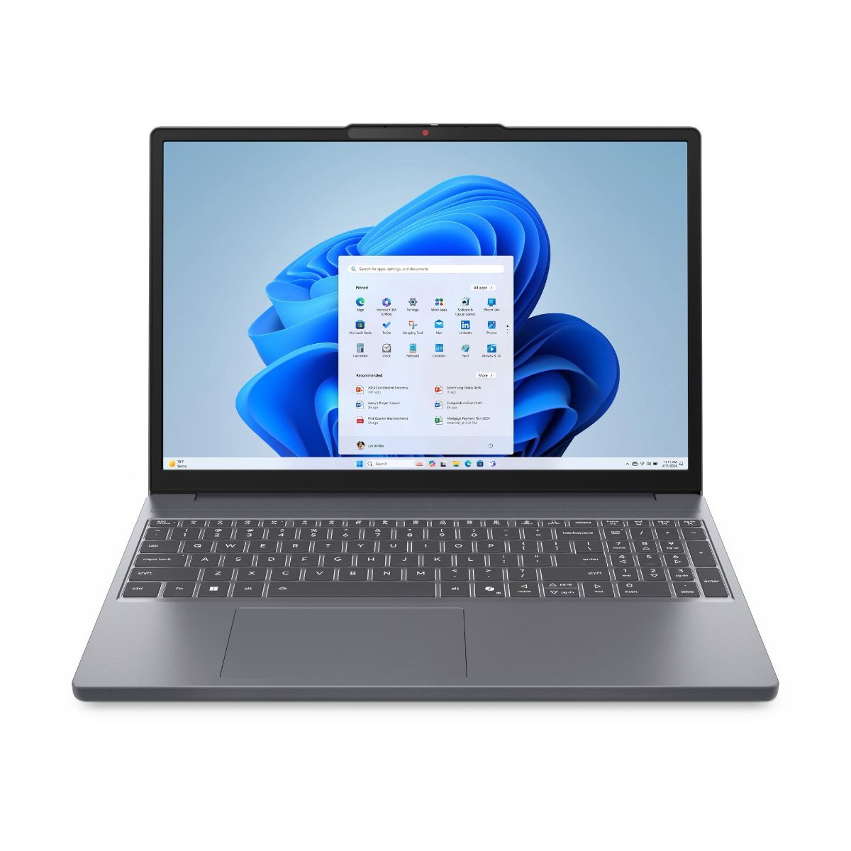 Notebook, LENOVO, IdeaPad, Slim 3 15ARP10, CPU AMD RyzenT 7, 7735HS, 3.2 GHz, 15.3 ", 1920 x 1200 pixels, RAM 16 GB, DDR5-SDRAM, SSD 512 GB, Discrete graphics Not available, On-board graphics Yes, Numeric keypad Yes, Colour Grey, Weight 1.59 kg, 4800 MHz, 83K7002RRM