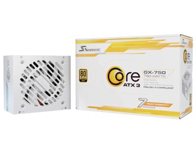 Power Supply, SEASONIC, CORE GX White, ATX, 750 W, SRP-CGX751-A5A32SF-W