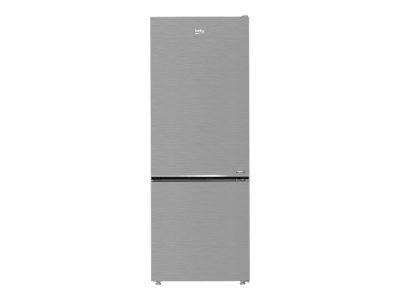 BEKO Refrigerator, B3RCNE564HXB, Energy efficiency class E, Free standing, Combi, Height 192 cm, No Frost system, Fridge net capacity 340 L, Freezer net capacity 150 L, Display, 39 dB, Stainless steel