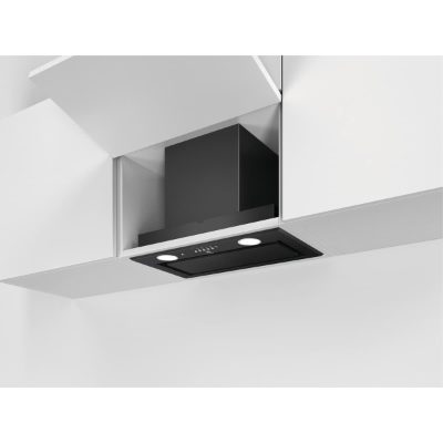 Electrolux tvaika nosūcējs (iebūv.), melns, 54 cm