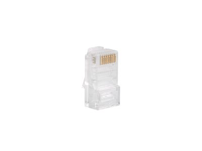 Lanberg Plug RJ45 CAT.5E UTP plug 8P8C, 100 pcs, PLU-5000, Transparent