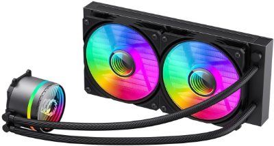 Gamemax CPU Liquid Cooler, ICEBURG 240 INFINITY, Black