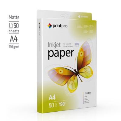 ColorWay Photo Paper, 50 sheets, Matte, 190 g/m², A4