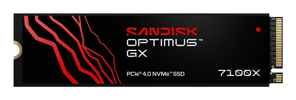 SSD, SANDISK, 2400xTBW rating, MTBF 1750000 h, Read speed 7000 MB/s, Write speed 6700 MB/s, NVMe Yes, PCI Express 4.0, M.2, 4000 GB, SDSG71400TAN-000E0