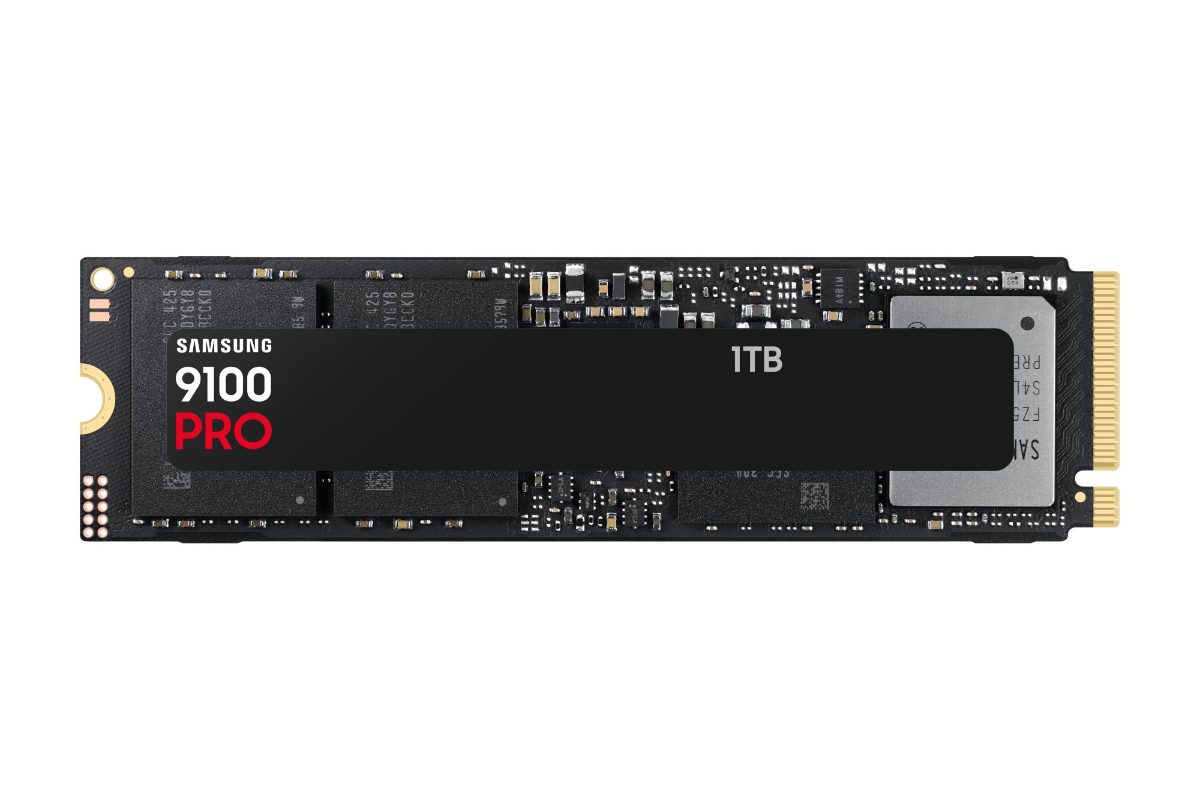 Samsung 9100 PRO, 1000 GB, SSD form factor M.2 2280, Solid-state drive interface PCIe 5.0, Read speed 14700 MB/s, Write speed 13400 MB/s