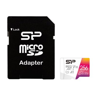 microSDHC UHS-I Memory Card, Elite, 256 GB, microSDHC/SDXC, Flash memory class 10