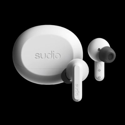 Sudio Earbuds, A3 Pro, Bluetooth, In-ear, Microphone, Fog White, Noise canceling, Wireless