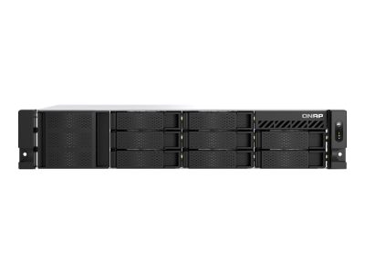 QNAP 2.5GbE, 8-Bay, 8-Core Intel CPU, 8GB RAM, M.2 Slots, PCIe Slots, Redundant Power, TS-855eU-RP-8G, Intel, 8 GB