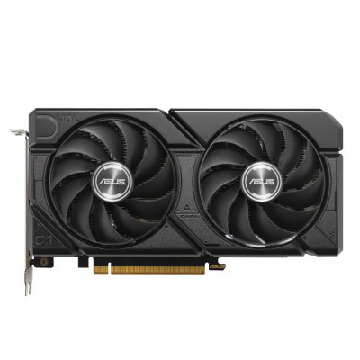 Graphics Card, ASUS, AMD Radeon RX 7600, 8 GB, GDDR6, 128 bit, PCIE 4.0 8x, Two and Half Slot Fansink, 1xHDMI, 3xDisplayPort, DUAL-RX7600-O8G-EVO
