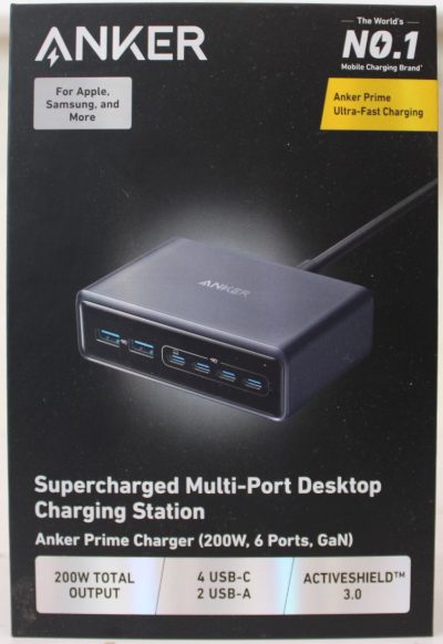 Anker Prime Charger (200W, 6 Ports, GaN), A2683341
