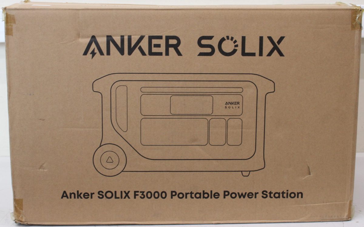 Anker SOLIX F3000 Portable Power Station, Anker Solix Portable Power Station, 3072 Wh, 3600 W, F3000, 24 month(s), DAMAGED PACKAGING AND MANUAL, DIRTY WHEELS, SCRATCHED HANDLE
