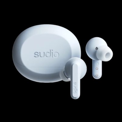 Sudio Earbuds, A3 Pro, Bluetooth, In-ear, Microphone, Powder Blue, Noise canceling, Wireless