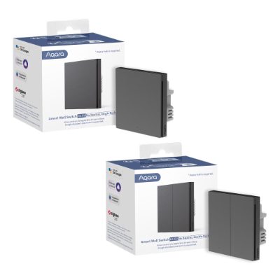SMART HOME WIRED SWITCH SINGLE/GREY WS-EUK01-G AQARA