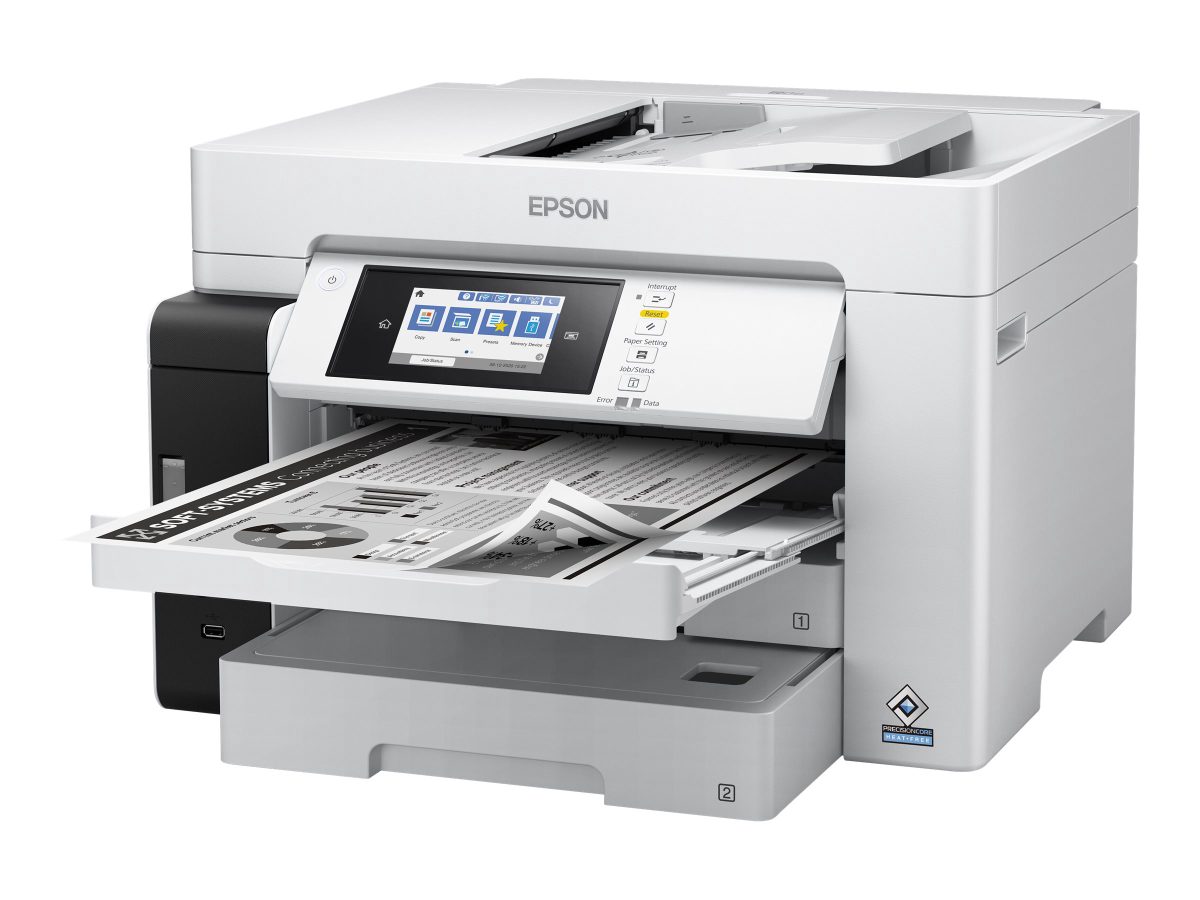 Multifunctional printer, EcoTank M15180, Inkjet, Mono, 3-in-1, Wi-Fi, Black and white