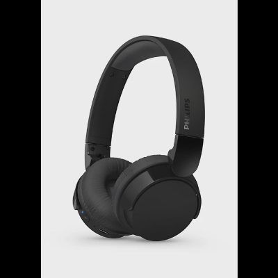 PHILIPS On-ear bezvadu austiņas, melnas