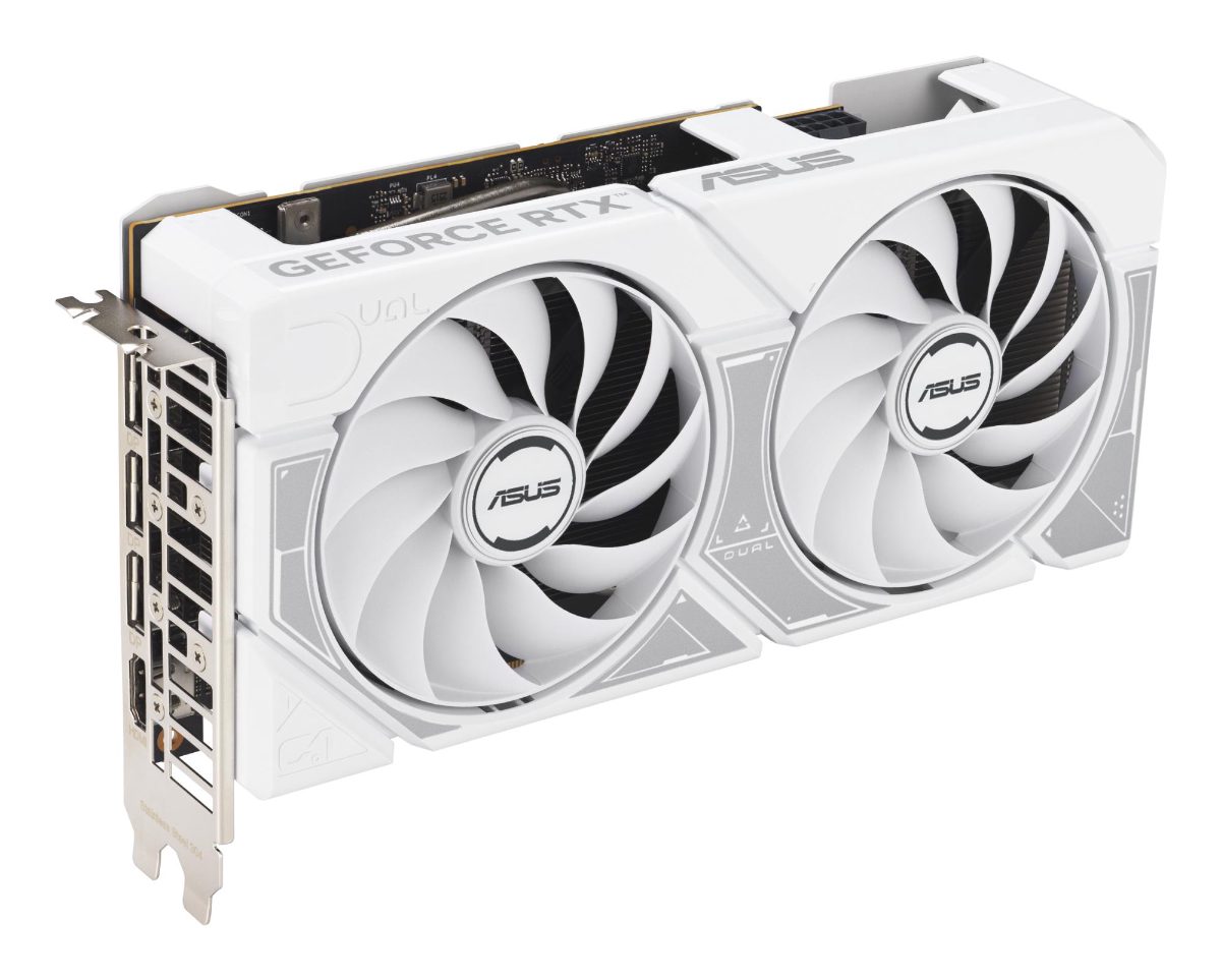 Asus Dual GeForce RTX 5060 White OC Edition 8GB GDDR7, NVIDIA, 8 GB, GeForce RTX 5060, GDDR7, HDMI ports quantity 1, PCI Express 5.0