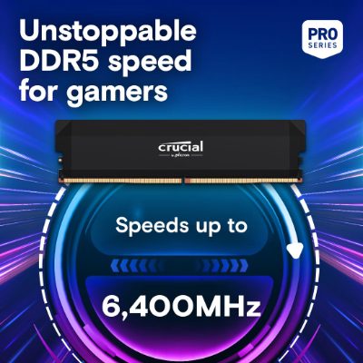 MEMORY DIMM 64GB DDR5-6000 K2/PRO OC CP2K32G60C40U5B CRUCIAL