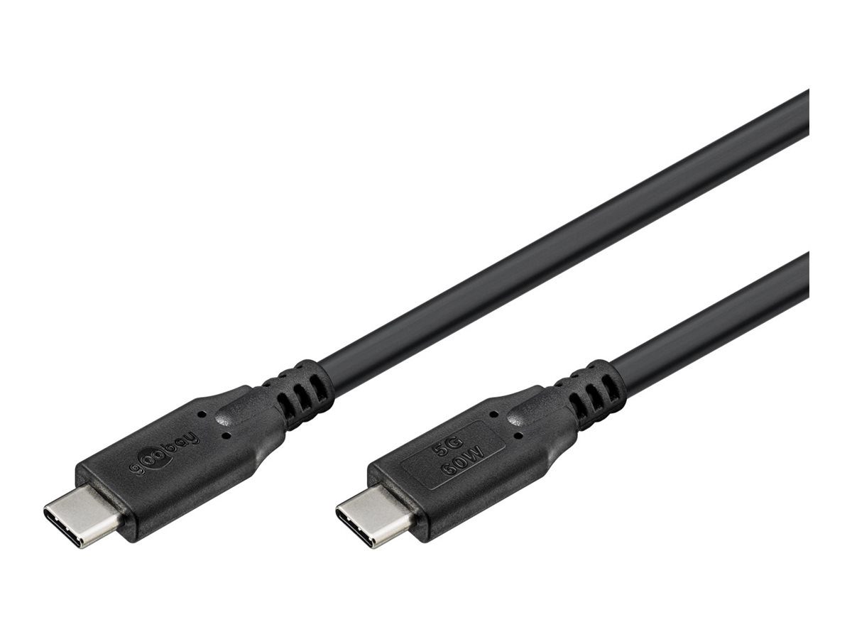USB-C Cable, USB 3.2, 60 W, 5 Gbit/s, Power Delivery, 74727