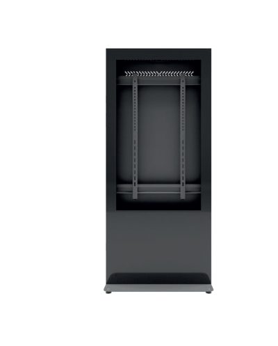 EDBAK Floor stand, IDS10.55 Indoor Public Display Totem with glass front, 55 ", Black