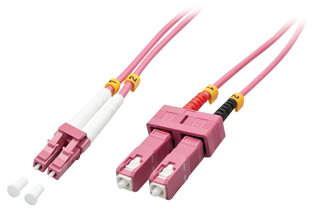 CABLE FIBRE OPTIC LC/SC OM4/3M 46362 LINDY
