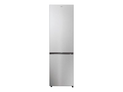 Candy Refrigerator, ECN2CQTEX206, Energy efficiency class E, Free standing, Combi, Height 205 cm, No Frost system, Fridge net capacity 289 L, Freezer net capacity 120 L, 38 dB, Stainless Steel