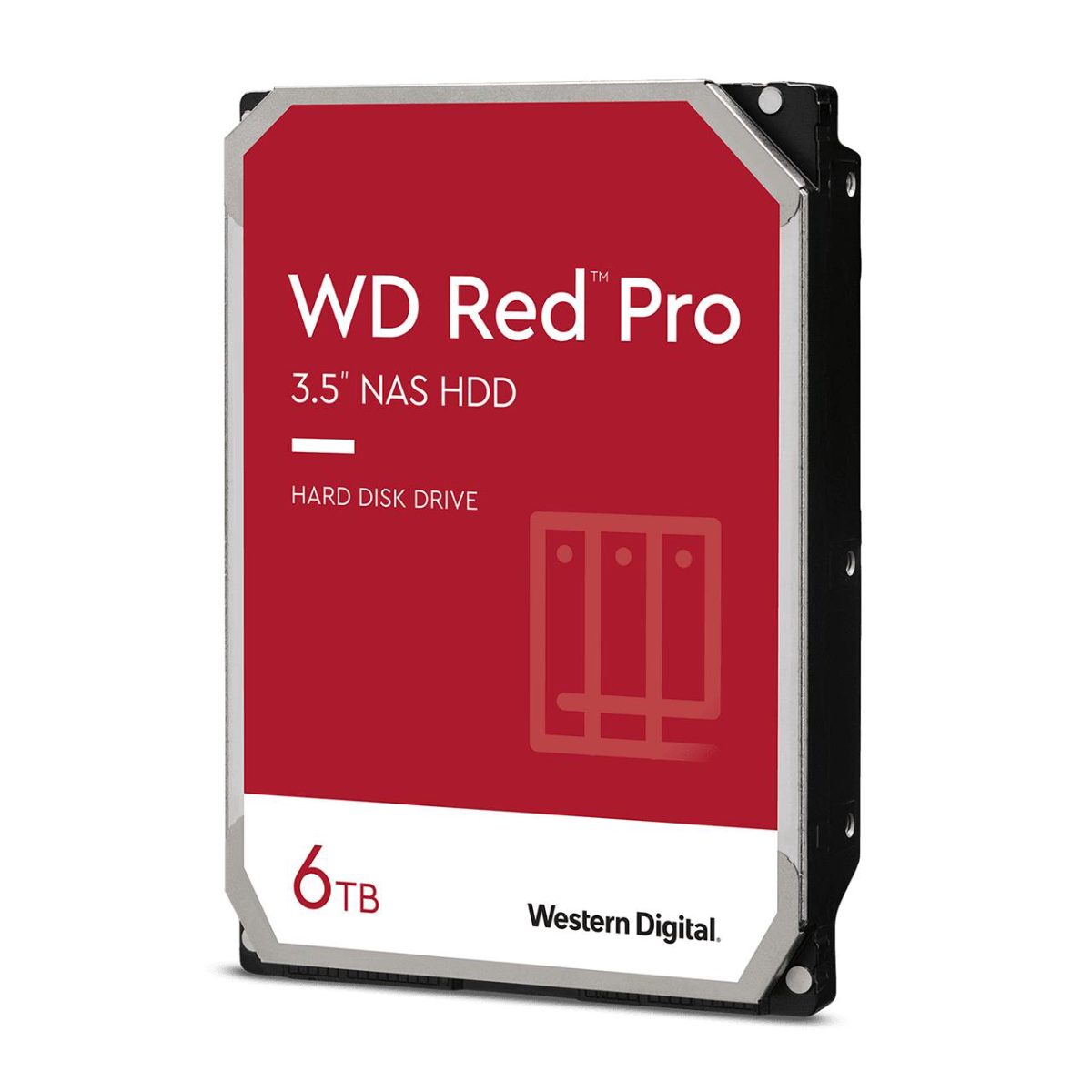 HDD, WESTERN DIGITAL, Red Pro, 6TB, SATA 3.0, 256 MB, 7200 rpm, 3,5", WD6005FFBX