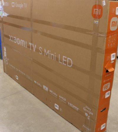 Xiaomi TV S Mini LED 98 2026, SALE OUT., Xiaomi S Mini LED 2026, 98, Smart TV, Google TV, 4K UHD, Dark Grey, DAMAGED PACKAGING, MISSING SCREW (1 PC), DENTED BACKSIDE, DEMO