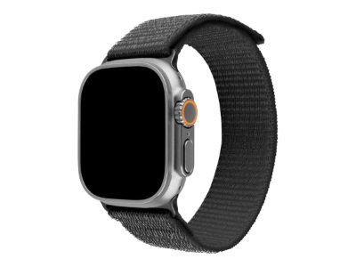 Sporty Strap for Apple Watch Ultra 49mm, 160-210 mm, Dark gray, Nylon