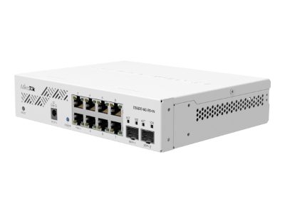 Cloud Router Switch, CSS610-8G-2S+IN, Web managed, Rackmountable, Gigabit Ethernet (copper) ports quantity 8, SFP+ ports quantity 2