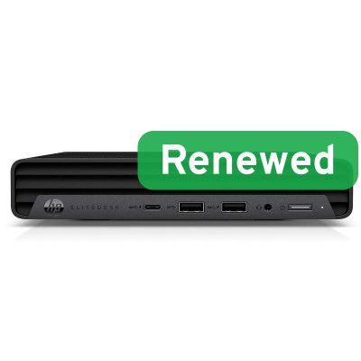 HP Renewed Grade B, EliteDesk 800 G6, Intel Core i5, i5-10500T, 8 GB, SSD, 256 GB, Intel UHD Graphics 630, Windows 11 Pro