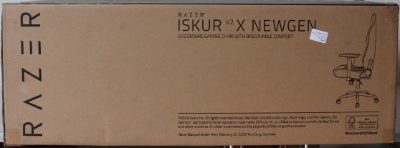 Razer Iskur V2 X NewGen, Gaming Chair, Black/Green, DAMAGED ITEM AND PACKAGING. ITEM SCRATCHED, DIRTY. MISSING: GLOVES, 36 month(s)