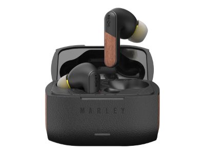 Marley Wireless Earbuds, Trenchtown, Built-in microphone, Bluetooth, ANC, Signature Black