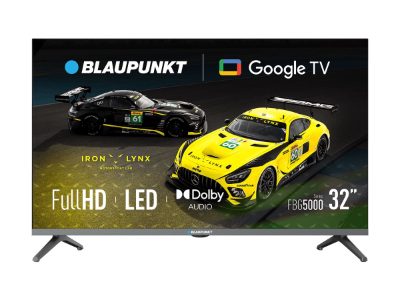 Blaupunkt LED TV, 32FBG5000S, 32, Smart TV, Google TV, Black