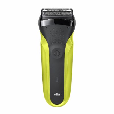 BRAUN Series 3 bārdas  el.skuveklis, melns/zaļš