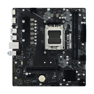 Mainboard, BIOSTAR, AMD B650, SAM5, Micro-ATX, Memory DDR5, Memory slots 2, 1xPCI-Express 3.0 1x, 1xPCI-Express 4.0 16x, 1xM.2, 1xHDMI, 1xDisplayPort, 2xUSB 2.0, 4xUSB 3.2, 1xRJ45, 3xAudio port, B650MT