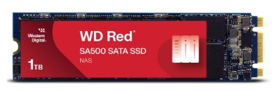 SSD, SANDISK, 600xTBW rating, MTBF 1750000 h, Read speed 560 MB/s, Write speed 530 MB/s, Serial ATA III, M.2, 1000 GB, POWERED BY SANDISK, Red SA500, WDS100T1R0B