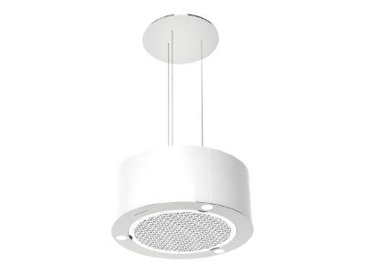 Hood, ISLA MAGRABA, Island, Energy efficiency class C, Width 65 cm, 645 m³/h, Mechanical control, LED, White