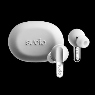Sudio Earbuds, N3 Pro, Bluetooth, In-ear, Microphone, Chrome White, Noise canceling, Wireless